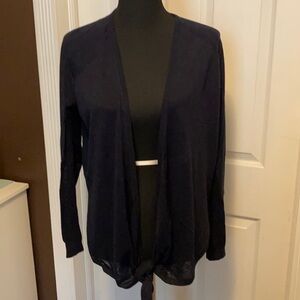 Ralph Lauren Womens Cardigan Sweater Navy Blue NWT